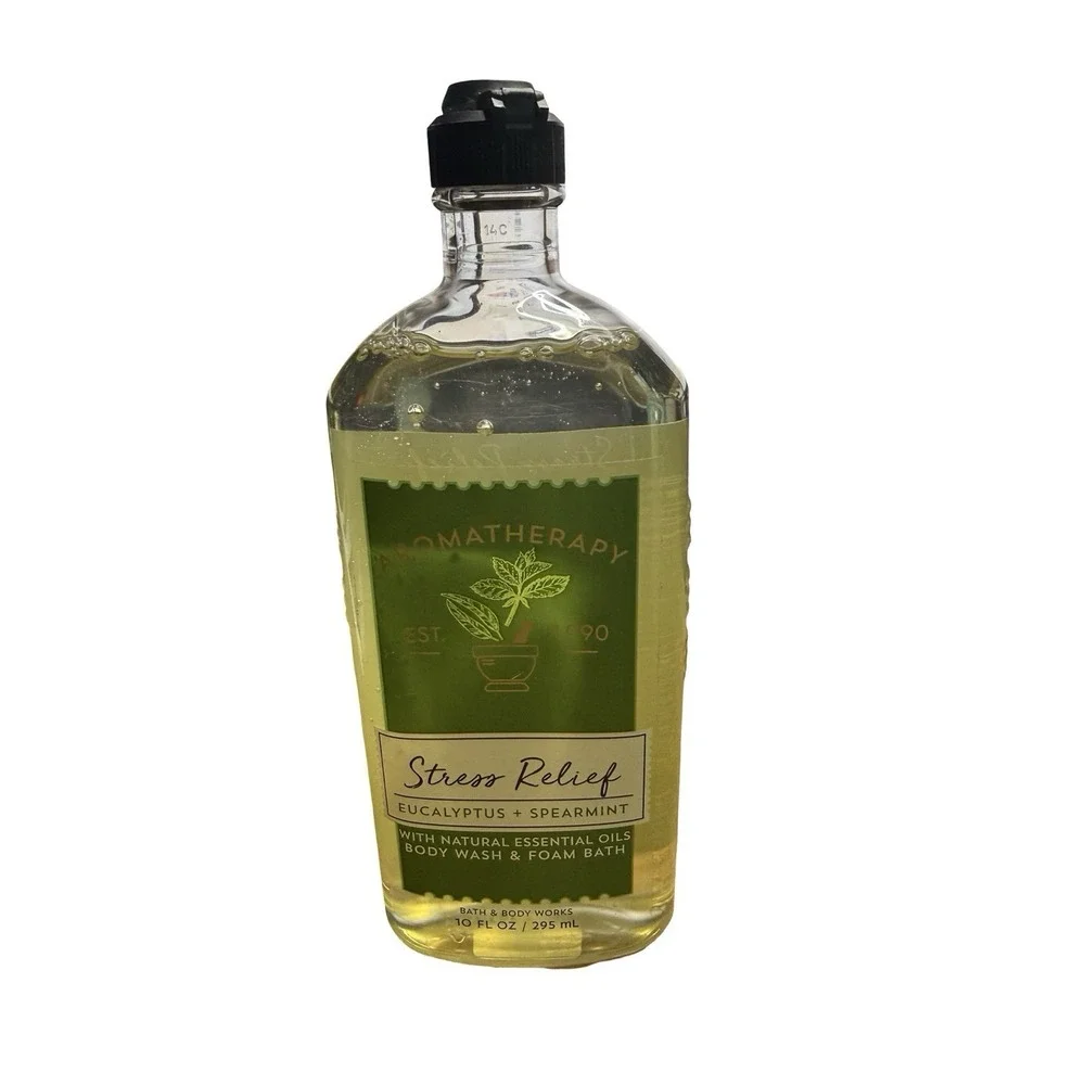 Bath & Body Works Aromatherapy Stress Relief Eucalyptus Spearmint Body Wash Foam